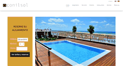 Desktop Screenshot of hotelconilsol.com